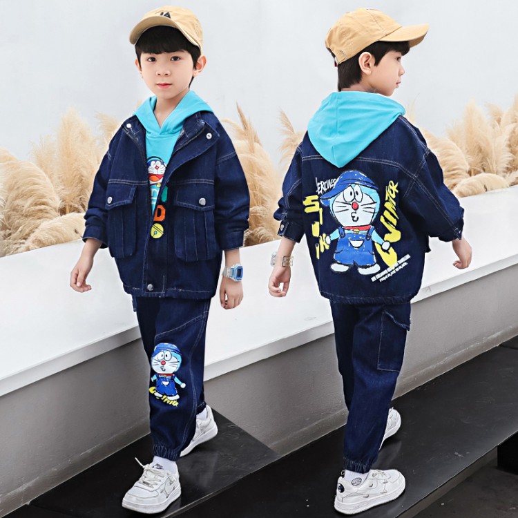 Boys' Color-Block 2-Piece & 3-Piece Sweatsuit Sets