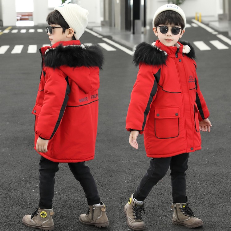 Boys' Winter Padded Coat with Down-Alternative Fill - Image 2